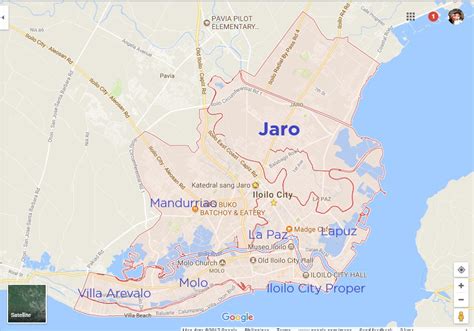 jaro, iloilo city map